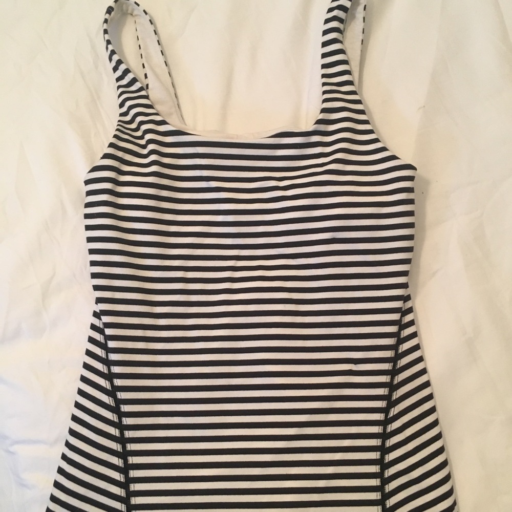 Lululemon striped workout tank